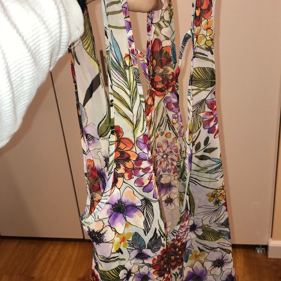 Floral Beach Cover Up - Picture 3 of 5